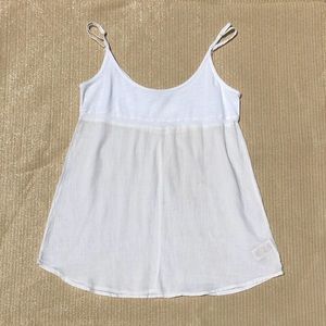 FREE PEOPLE Intimately Cotton Cami Top Cream/Oat in color - Sz. Large  EUC